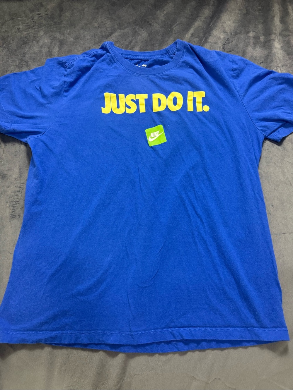 Nike Dri-FIT Basketball Speckled Crew Neck Short Sleeve T-Shirt Men's M Blue